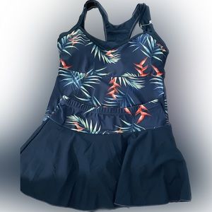 SUMMER MAC  SET BATHING SUIT SHIRT WITH SKIRT